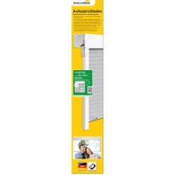 Schellenberg Aufsatzrollladen-selbstbau 80 x 100 cm weiß/grau