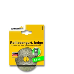 Schellenberg Gurtband Mini 14 mm / 4,5 m beige