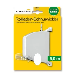 Schellenberg  Schnurwickler weiß inkl 5m Schnur