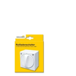 Schellenberg Tast-Rast-Drehschalter Aufputz weiß