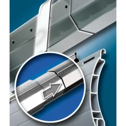 Schellenberg Teleskopwelle mit Nut 60 mm Länge 1,5 m