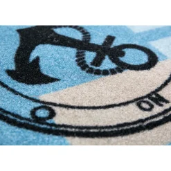 Schmutzfangmatte Welcome marine 39 x 58 cm blau