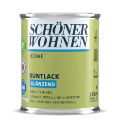 Schöner Wohnen Farbe Buntlack Home Limettengrün glänzend 125 ml