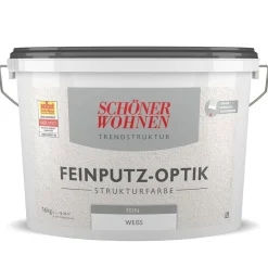 Schöner Wohnen Farbe Feinputz-Optik Fein Weiß 16 L