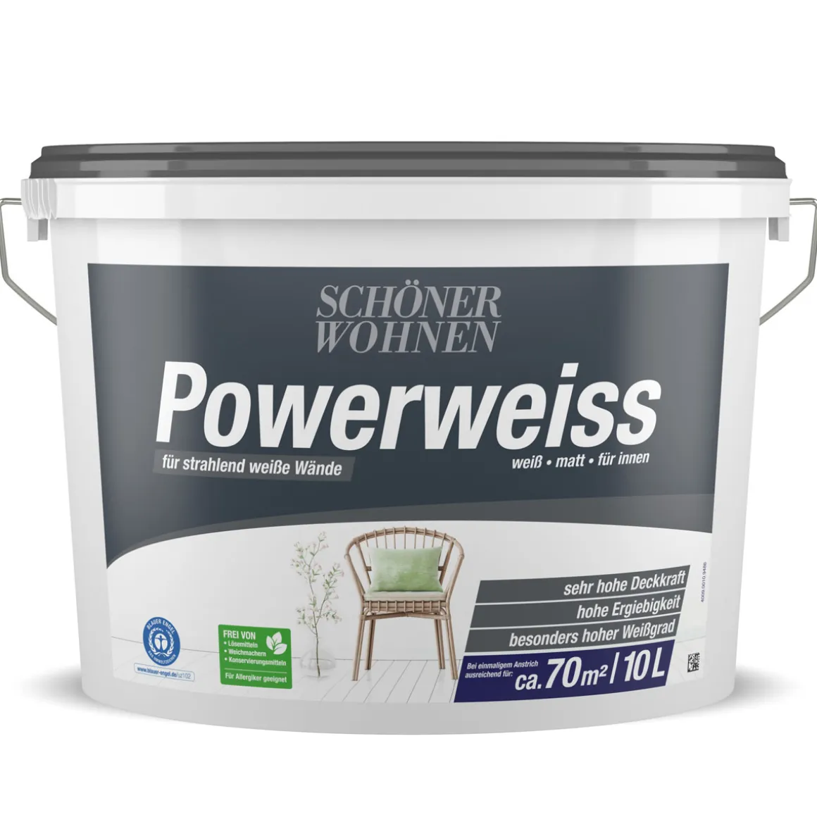 Schöner Wohnen Farbe Innenfarbe Powerweiss 10 L