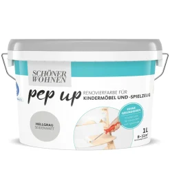 Schöner Wohnen Farbe  Kindermöbellack hellgrau 1 Liter