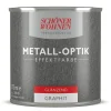 Schöner Wohnen Farbe Metall-Optik Effektfarbe Graphit glänzend 375 ml