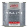 Schöner Wohnen Farbe Metall-Optik Effektfarbe Stahlblau glänzend 375 ml