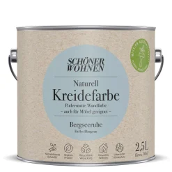 Schöner Wohnen Farbe  Naturell Kreidefarbe 2,5 L Bergseeruhe
