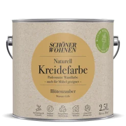 Schöner Wohnen Farbe  Naturell Kreidefarbe 2,5 L Blutenzauber