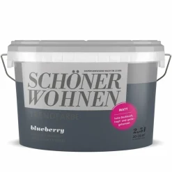 Schöner Wohnen Farbe Trendfarbe Blueberry 2,5 L