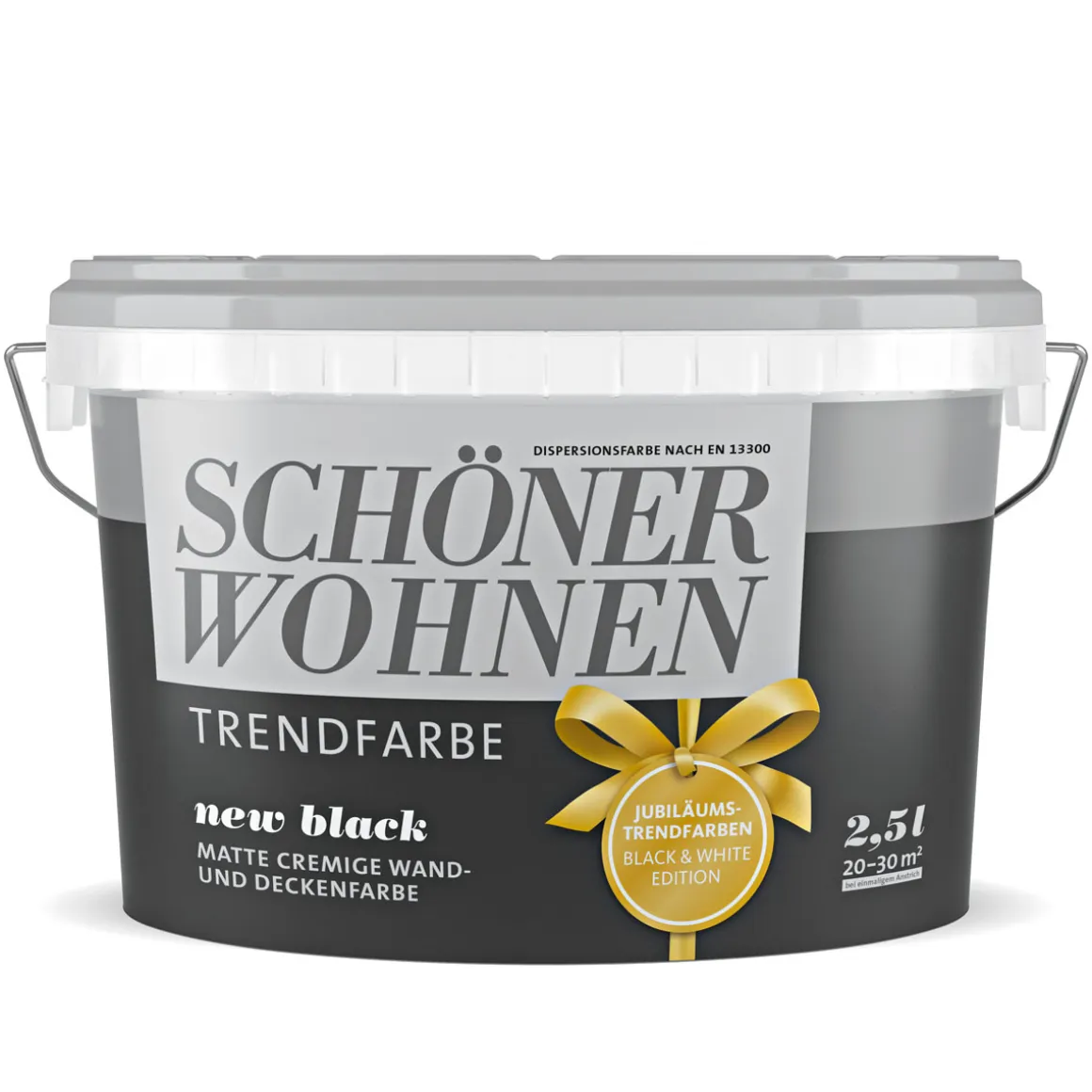 Schöner Wohnen Farbe Trendfarbe New Black Matt 2,5 L