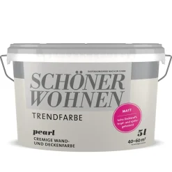Schöner Wohnen Farbe Trendfarbe Pearl Matt 5 L