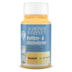 Schöner Wohnen Farbe Voll- und Abtönfarbe Signalgelb 0,125 L