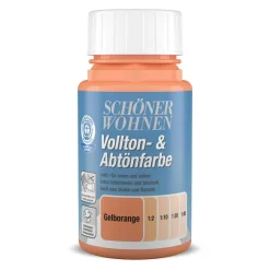 Schöner Wohnen Farbe Voll-und Abtönfarbe Gelborange 0,125 L