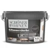 Schöner Wohnen Farbe  Wandfarbe Glimmerfarbe moonshine black 2,5 Liter