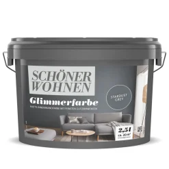 Schöner Wohnen Farbe Wandfarbe Glimmerfarbe stardust grey 2,5 Liter