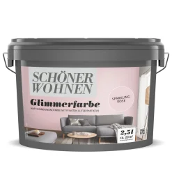 Schöner Wohnen Farbe Wandfarbe Glimmerfarbe sparkling rose 2,5 Liter