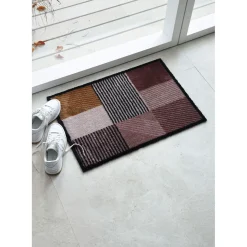 Schöner Wohnen  Schmutzfangmatte Manhattan 50x70 cm Geomix kastanie-rose