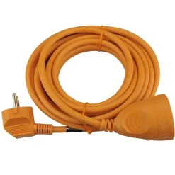 Schutzkontakt-Verlängerung 5 m orange