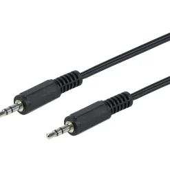 Schwaiger A-Audio-Anschlusskabel Stereo 1,5m schwarz