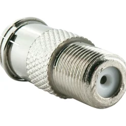 Schwaiger Adapter F-Quick für F-Stecker silber