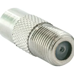 Schwaiger Adapter für IEC-Buchse/F-Stecker silber