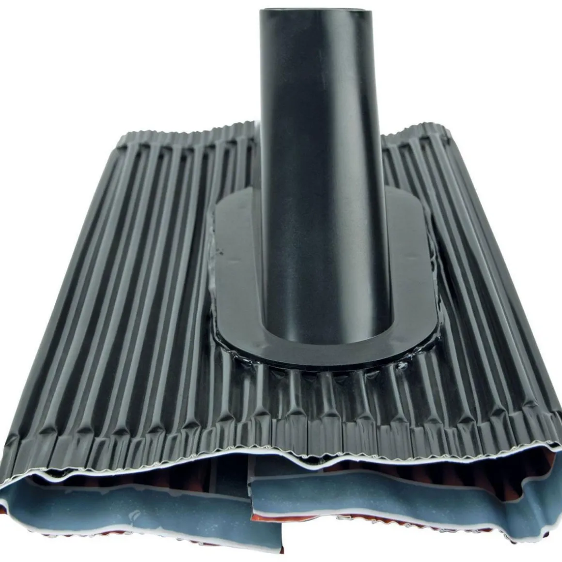 Schwaiger Alu-Dachhaube schwarz 42-60 mm