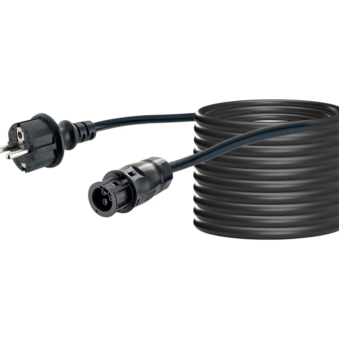 Schwaiger Anschlusskabel Batterie auf Schuko für Wechselrichter 20 m