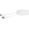 Schwaiger Antennenkabel 75 dB 1,5 m weiß