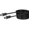Schwaiger Antennenkabel 75 dB 10 m schwarz