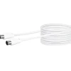 Schwaiger Antennenkabel 75 dB 15 m weiß