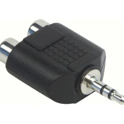 Schwaiger Audio-Adapter-Klinkenstecker schwarz