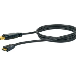 Schwaiger  DisplayPort HDMI Adapterkabel 2 m schwarz