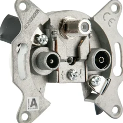 Schwaiger Einzeldose/Stichleitungsdose 3-Loch 2,5 dB