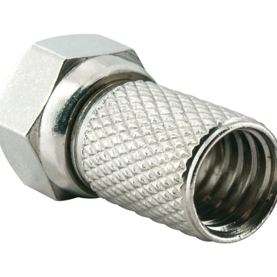 Schwaiger F-Aufdrehstecker 6,8-7 mm 10Stück