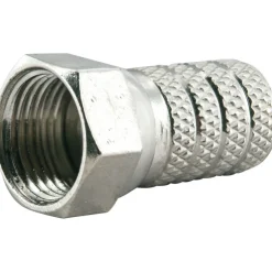 Schwaiger F-Aufdrehstecker 4 mm 2 Stück