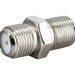 Schwaiger F-Doppelbuchse/Verbinder silber 2 Stück