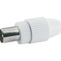 Schwaiger High-Quality IEC-Stecker quickFix weiß