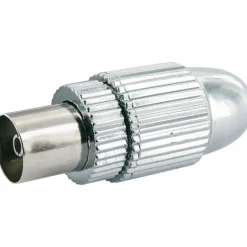 Schwaiger High-Quality IEC-Koax-Buchse silber