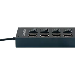 Schwaiger  Hub USB 2.0 4-fach schwarz