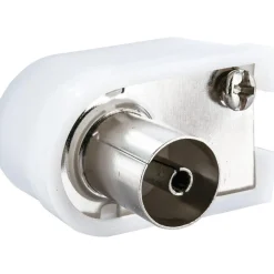 Schwaiger IEC-Koax-Winkelbuchse 90 Grad für Sat-Kabel und Dose