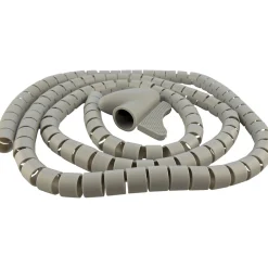 Schwaiger Kabelspiralschlauch Durchmesser 28 mm 1,5m grau