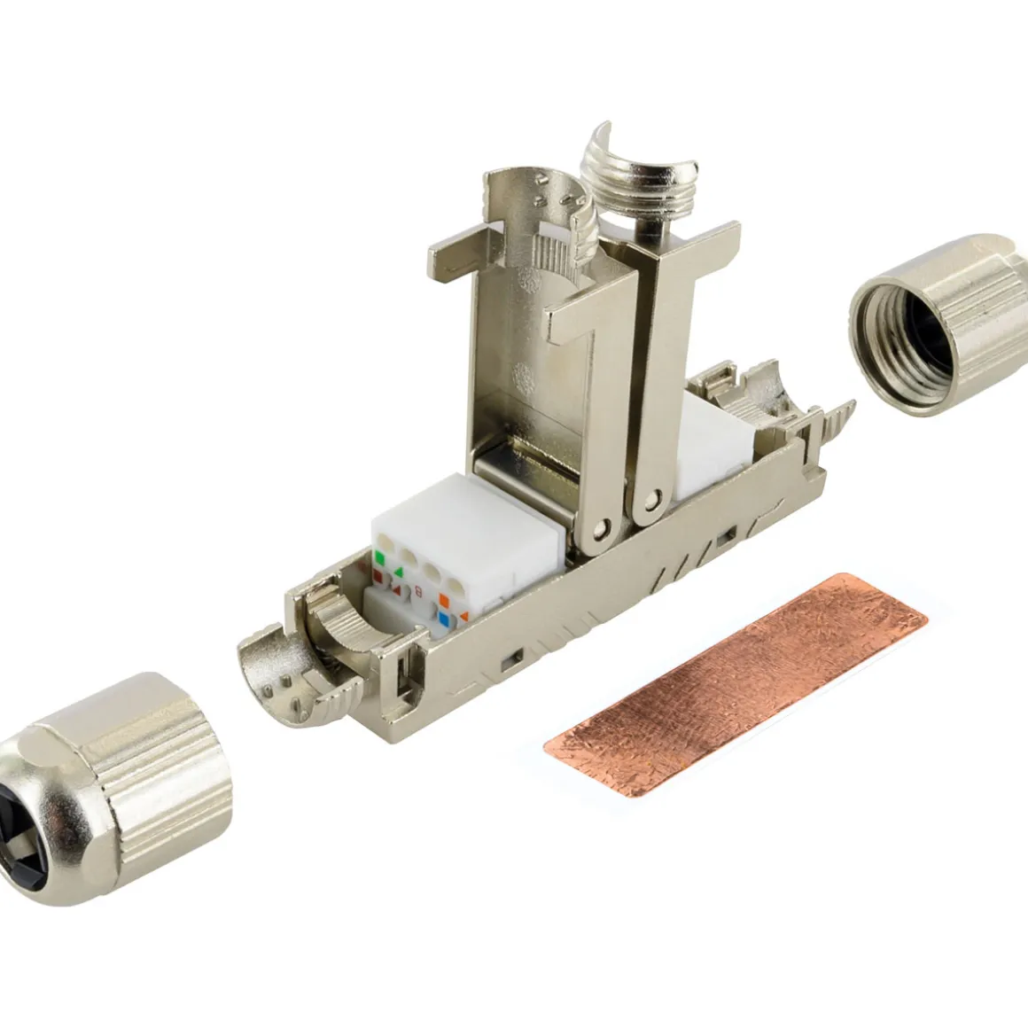 Schwaiger Keystone Netzwerkkabelverbinder CAT 6A werkzeuglos