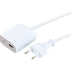 Schwaiger  Ladeadapter-Verlängerung 2,5 m 230 V weiß