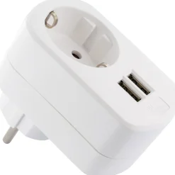 Schwaiger  Ladegerät mit 2-fach USB 3.4A 230 V weiß