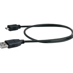 Schwaiger Micro-USB-Ladekabel leuchtend 0,5m weiß