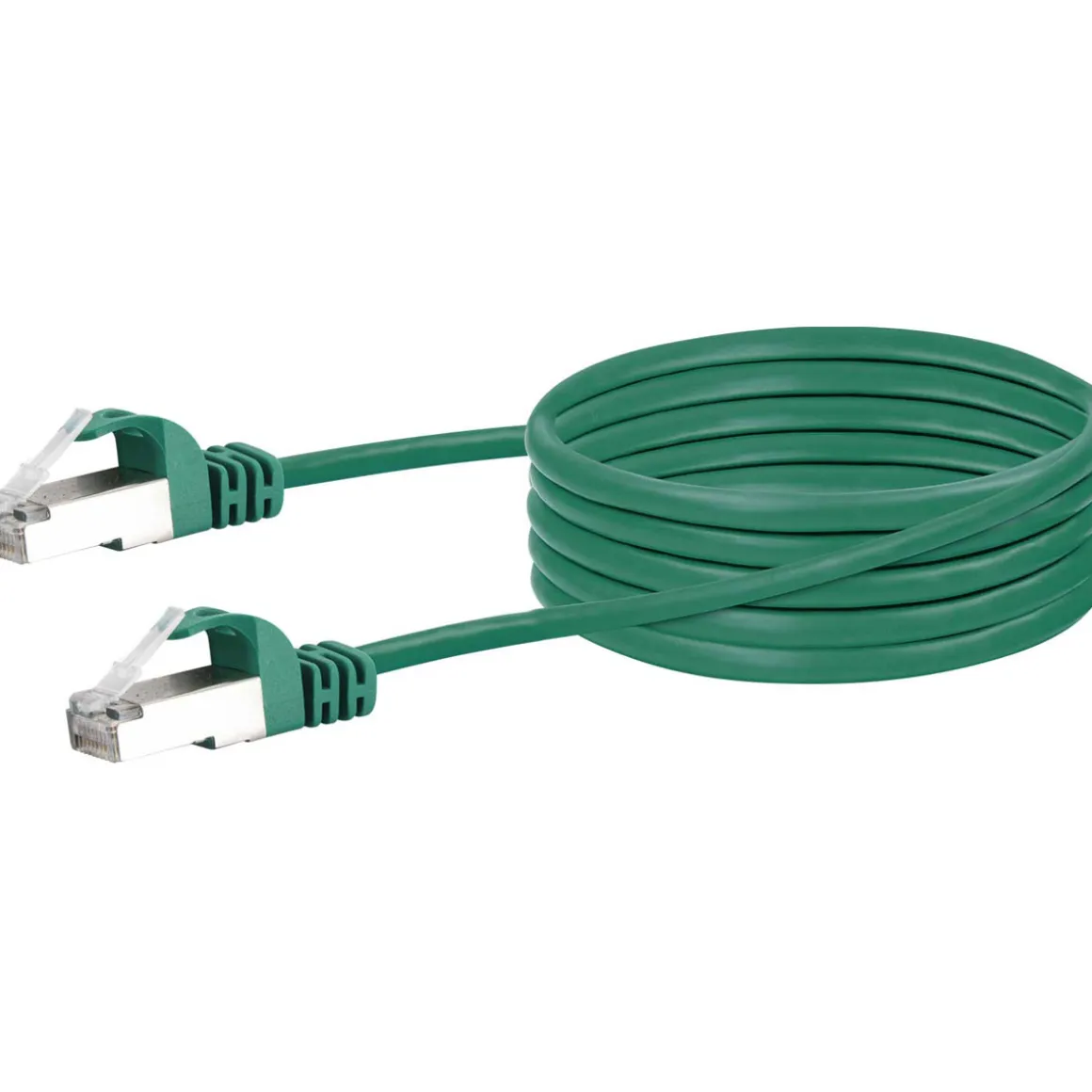 Schwaiger Netzwerkkabel CAT6 250Mhz 1Gbit/s 1m grün