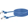 Schwaiger Netzwerkkabel CAT6 250Mhz 1Gbit/s 0,5m blau