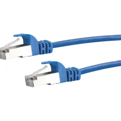 Schwaiger Netzwerkkabel CAT6 250Mhz 1Gbit/s 0,5m blau